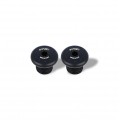 CNC Racing M8 Thread Passenger Rearset / Foot peg Frame Block off Caps